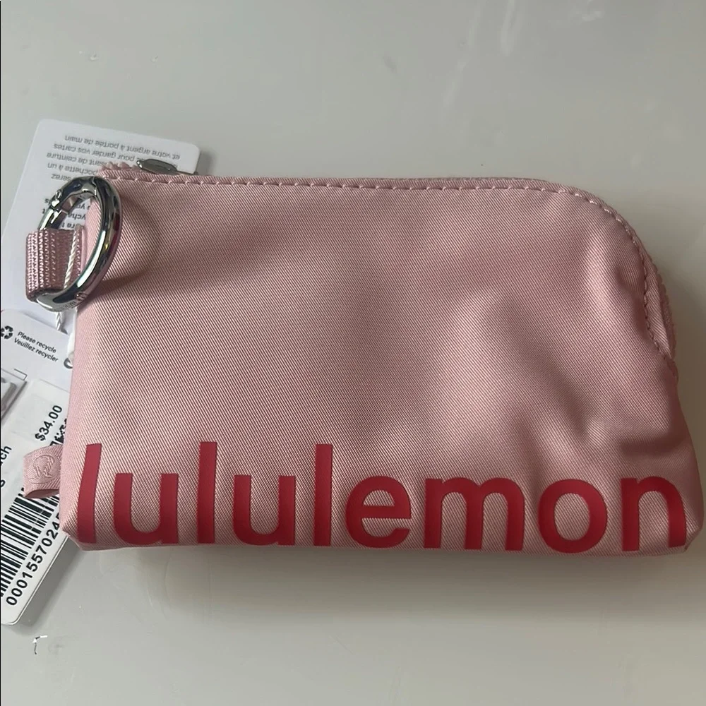 Lululemon Athletica Pink Clippable Card Pouch - Picture 4 of 7